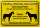 Blechschild Hinweis 30x20cm füttern strengstens verboten