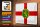 Blechschild Flagge Alderneys 30x20cm Flag of Alderney