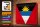 Blechschild Flagge Antigua und Barbuda 30x20cm Flag