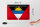 Blechschild Flagge Antigua und Barbuda 30x20cm Flag