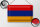 Blechschild Flagge Armenien 30x20cm Flag of Armenia