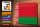 Blechschild Flagge Weißrussland 30x20cm Flag of Belarus