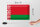 Blechschild Flagge Weißrussland 30x20cm Flag of Belarus