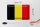 Blechschild Flagge Belgien 30x20cm Flag of Belgium