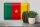 Blechschild Flagge Kamerun 30x20cm Flag of Cameroon