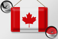 Blechschild Flagge Kanada 30x20cm Flag of Canada