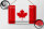Blechschild Flagge Kanada 30x20cm Flag of Canada