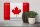 Blechschild Flagge Kanada 30x20cm Flag of Canada
