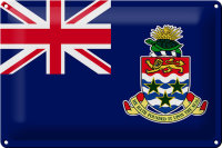 Blechschild Flagge Cayman Islands 30x20cm Cayman Islands