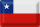 Blechschild Flagge Chiles 30x20cm Flag of Chile