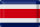 Blechschild Flagge Costa Ricas 30x20cm Flag of Costa Rica