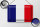 Blechschild Flagge Frankreich 30x20cm Flag of France