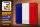 Blechschild Flagge Frankreich 30x20cm Flag of France