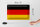 Blechschild Flagge Deutschland 30x20cm Flag of Germany