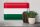 Blechschild Flagge Ungarn 30x20cm Flag of Hungary