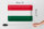 Blechschild Flagge Ungarn 30x20cm Flag of Hungary