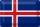 Blechschild Flagge Island 30x20cm Flag of Iceland