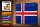Blechschild Flagge Island 30x20cm Flag of Iceland