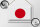 Blechschild Flagge Japan 30x20cm Flag of Japan