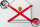 Blechschild Flagge Jersey 30x20cm Flag of Jersey