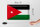 Blechschild Flagge Jordanien 30x20cm Flag of Jordan