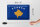 Blechschild Flagge Kosovo 30x20cm Flag of Kosovo