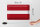 Blechschild Flagge Lettland 30x20cm Flag of Latvia