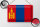 Blechschild Flagge Mongolei 30x20cm Flag of Mongolia