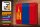 Blechschild Flagge Mongolei 30x20cm Flag of Mongolia