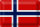 Blechschild Flagge Norwegen 30x20cm Flag of Norway