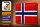 Blechschild Flagge Norwegen 30x20cm Flag of Norway