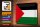 Blechschild Flagge Palästina 30x20cm Flag of Palestine