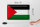 Blechschild Flagge Palästina 30x20cm Flag of Palestine