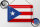 Blechschild Flagge Puerto Ricos 30x20cm Flag of Puerto Rico