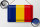 Blechschild Flagge Rumänien 30x20cm Flag of Romania