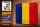 Blechschild Flagge Rumänien 30x20cm Flag of Romania