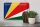 Blechschild Flagge Seychellen 30x20cm Flag of Seychelles