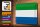 Blechschild Flagge Sierra Leones 30x20cm Flag Sierra Leone