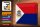 Blechschild Flagge Sint Maarten 30x20cm Flag Sint Maarten