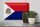 Blechschild Flagge Sint Maarten 30x20cm Flag Sint Maarten