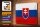 Blechschild Flagge Slowakei 30x20cm Flag of Slovakia
