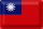 Blechschild Flagge China 30x20cm Flag of Taiwan