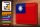 Blechschild Flagge China 30x20cm Flag of Taiwan