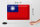 Blechschild Flagge China 30x20cm Flag of Taiwan