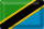 Blechschild Flagge Tansania 30x20cm Flag of Tanzania