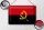 Blechschild Flagge Angolas 30x20cm Retro Flag of Angola