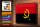 Blechschild Flagge Angolas 30x20cm Retro Flag of Angola