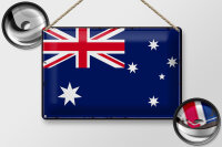 Blechschild Flagge Australien 30x20cm Retro Flag Australia