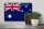 Blechschild Flagge Australien 30x20cm Retro Flag Australia