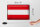 Blechschild Flagge Österreich 30x20cm Retro Flag of Austria